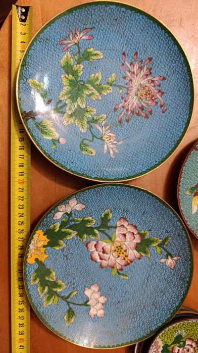 Тарелочки перегородчатая эмаль