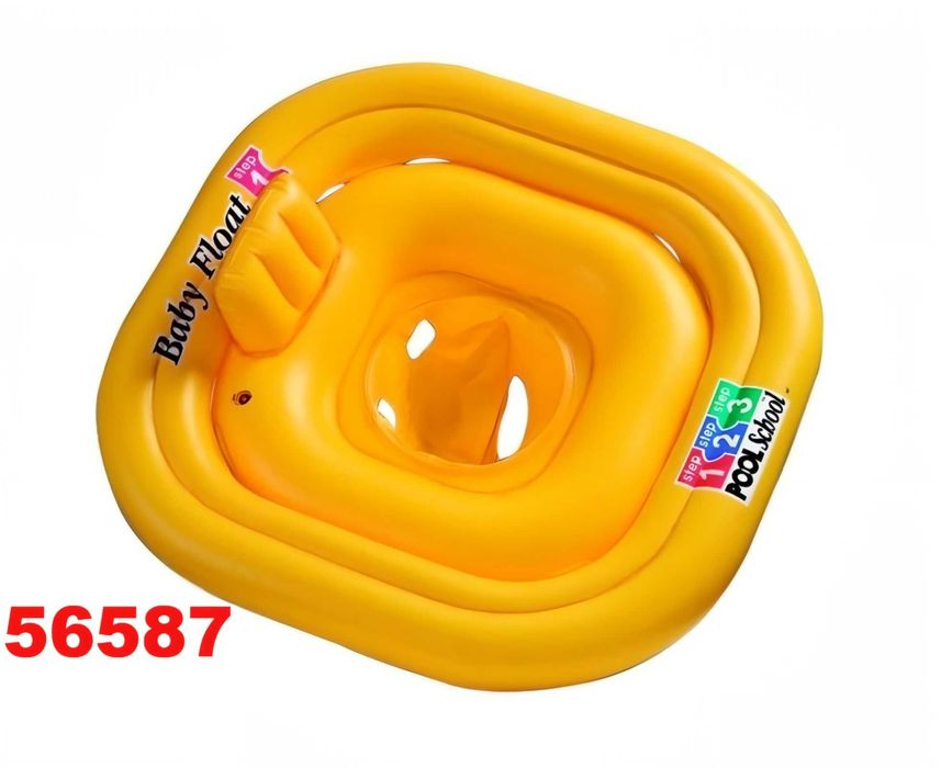 Дитяче коло Intex для плавання 59574 NP  1 - 2 років 56587 EU  1-2 років  Плотик Intex 57558 NP "Фламінго"