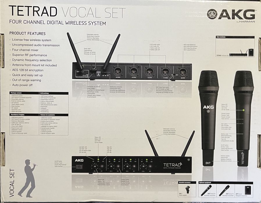 AKG tetrad vocal set