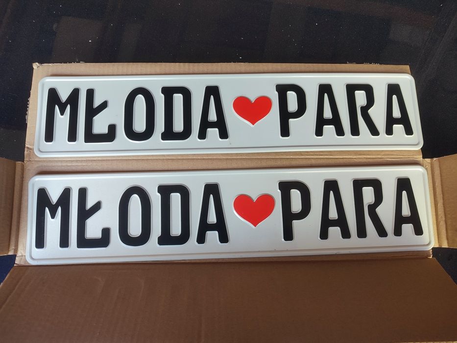 Tablice ślubne MŁODA PARA