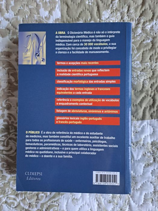 Livro "Dicionário Médico" de L. Manuila et al.