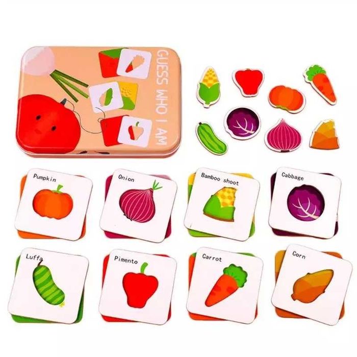 Układanka Zgadnij Kim Jestem - Warzywa