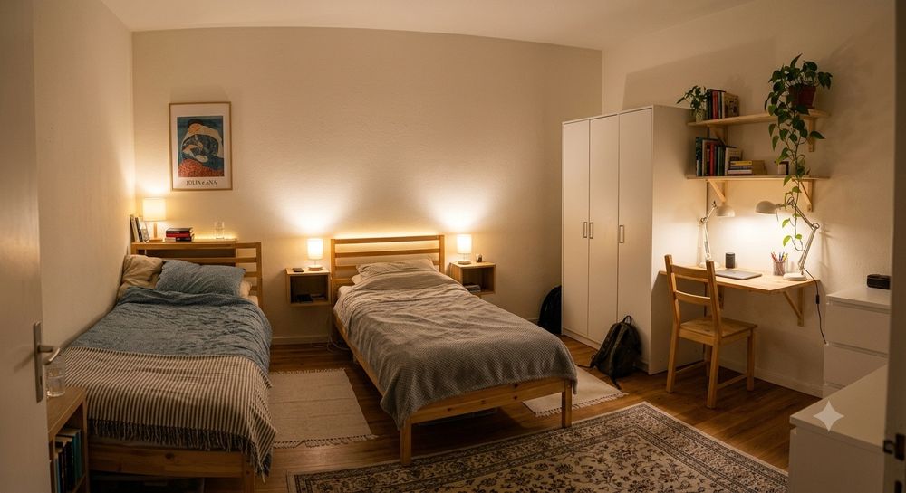 Quarto, partilhado