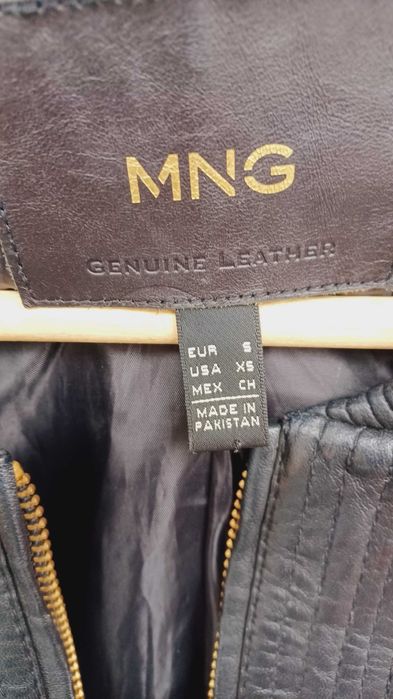 Kurtka skóra naturalna Mango S