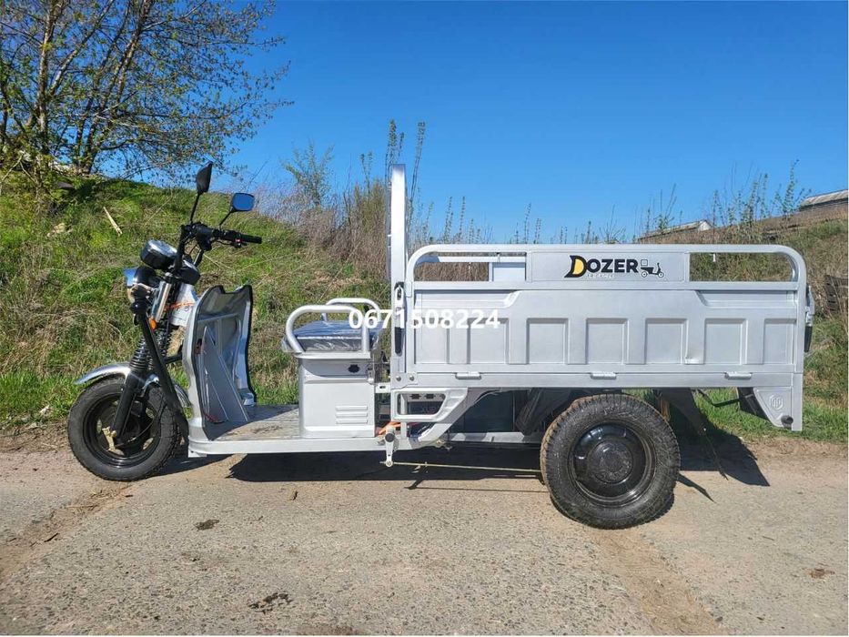 Триколісний Електротрицикл DOZER MODEL 3 вантажний Дозер доставка