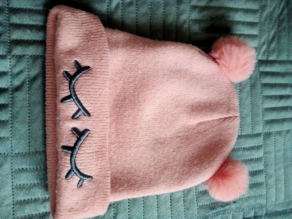 Czapka jesienna dziewczynka