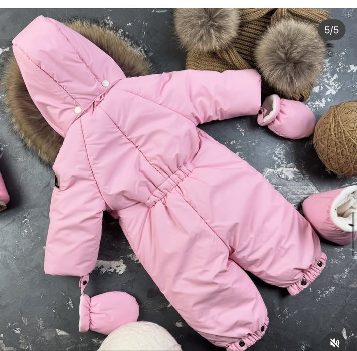 Комбінезон для дівчинки, дитячий комбінезон зимовий , комбинезон децки
