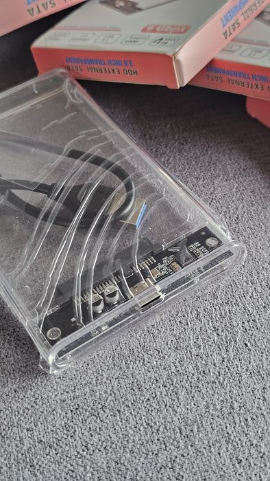 Caixa disco externo adaptador