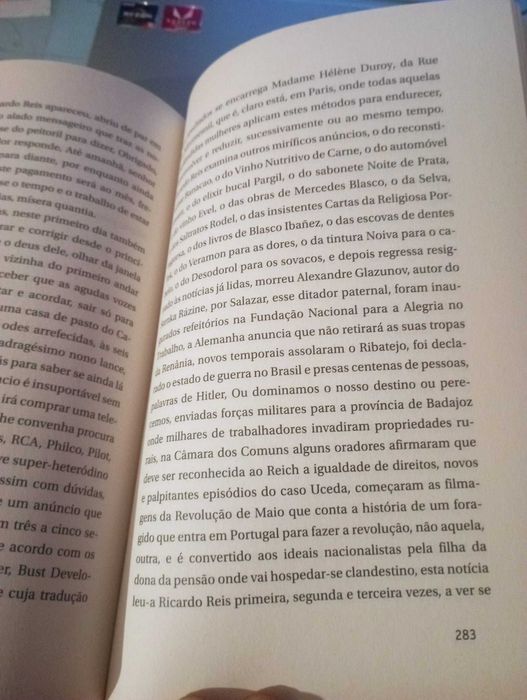 O ano da morte de Ricardo Reis - José Saramago