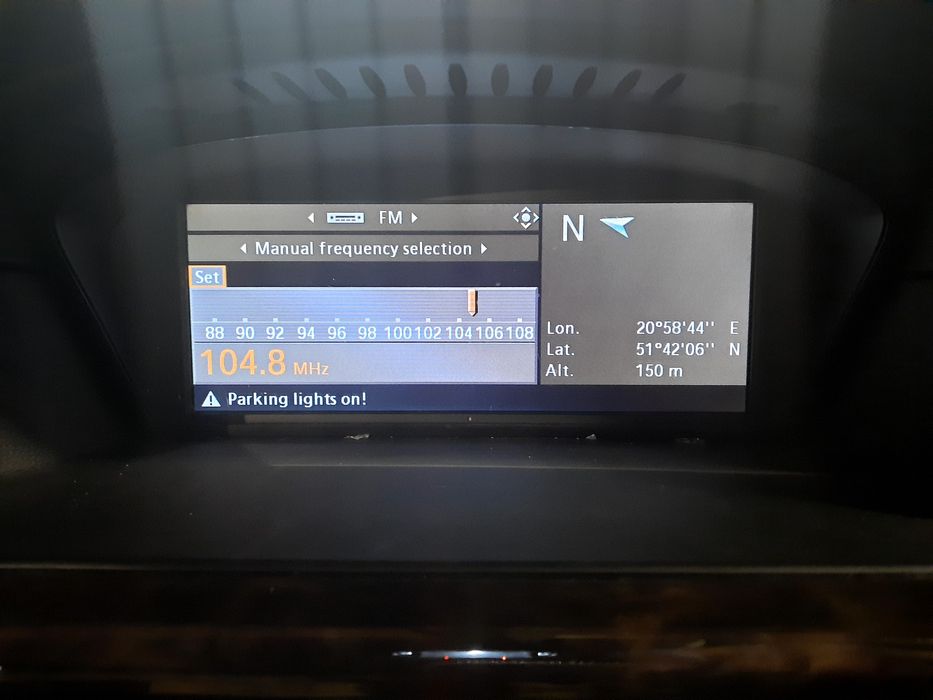 Duza Nawigacja CCC LIFT BMW E60 Komplet Ekran Jednostka Idrive