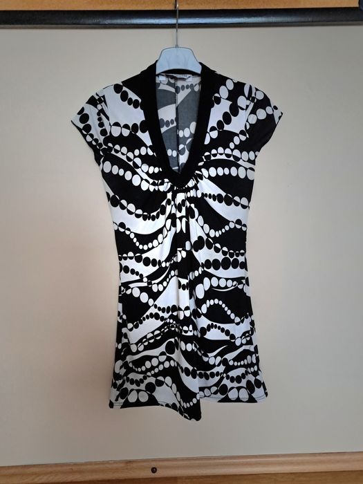 Tunika czarno - biała Autogrill S-ka