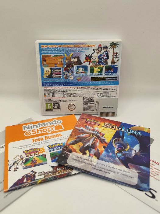 Pokémon Moon CIB - Nintendo 3DS (Caixa em PT) | Excelente Estado
