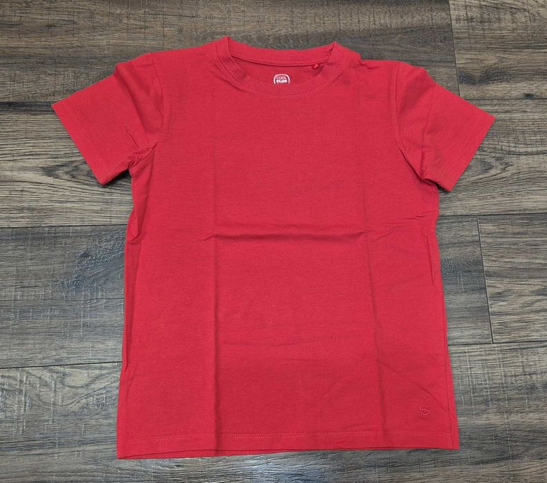 tshirt nr 5 koszulka kr r czerwona wf cool club r 128 chłopiec 72 K2