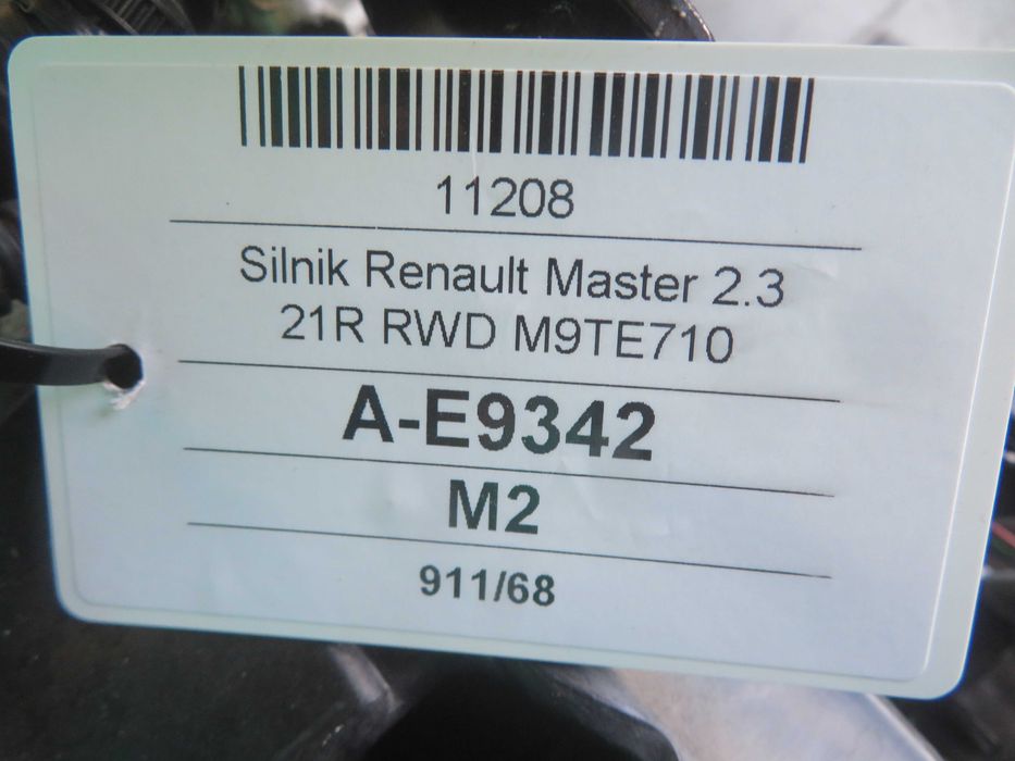 Renault Master Opel Movano Nissan NV400 21r 2.3 dci silnik kompletny M9T710 RWD