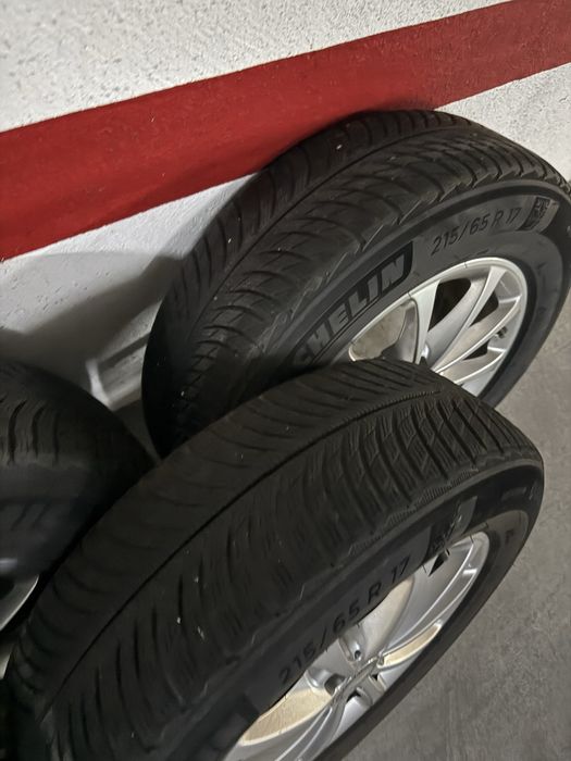 Jantes Mercedes 17” Novas com pneus Michelin