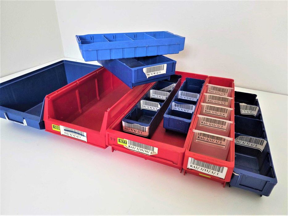 Pojemnik Plastikowy Kuweta Skrzynka Kosz MagazynOWY Warsztat Garaż Dom