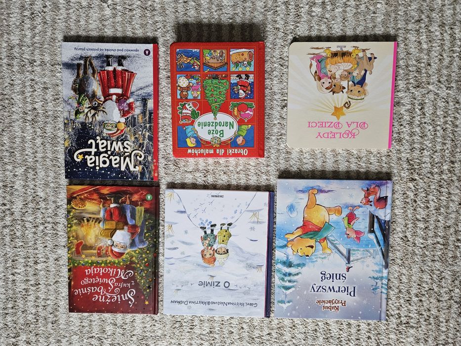 Zestaw 6 książeczek świątecznych dla 3-4 latka