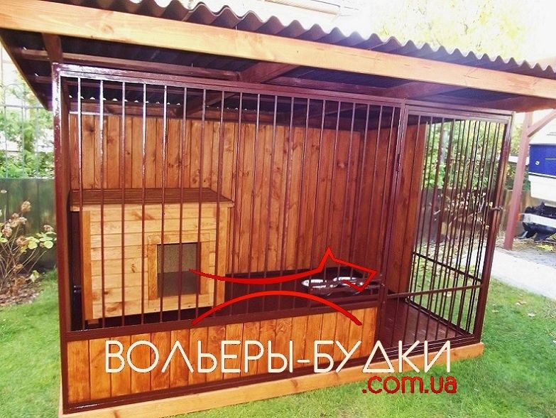 Вольєри та будки для собак.