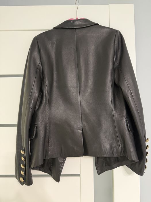 Шкіряний жакет Balmain