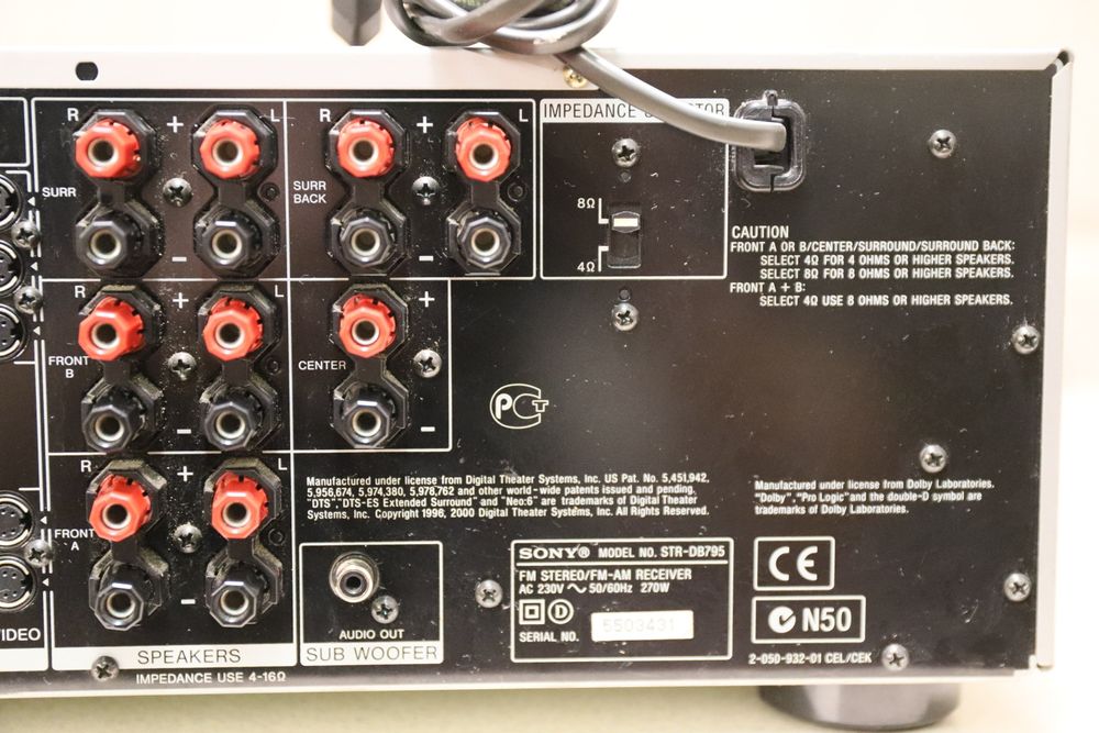 Sony  STR - DB 795  receiver