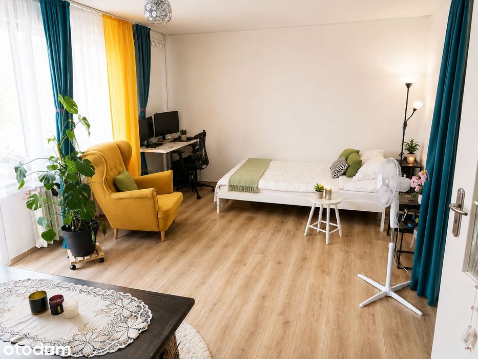 Przestronna kawalerka z balkonem | 49 m2