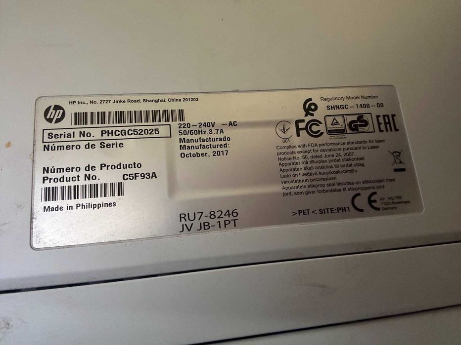 HP LaserJet Pro M402n drukarka laserowa mono LAN przebieg 6079 stron
