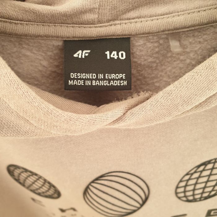 Bluza chłopięca z kapturem 4F rozmiar 140