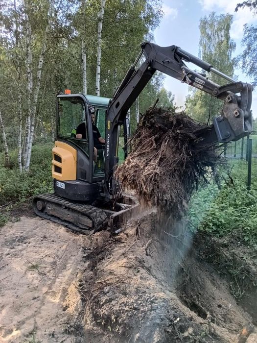 Usługi koparką, usługi minikoparką, przewierty sterowane