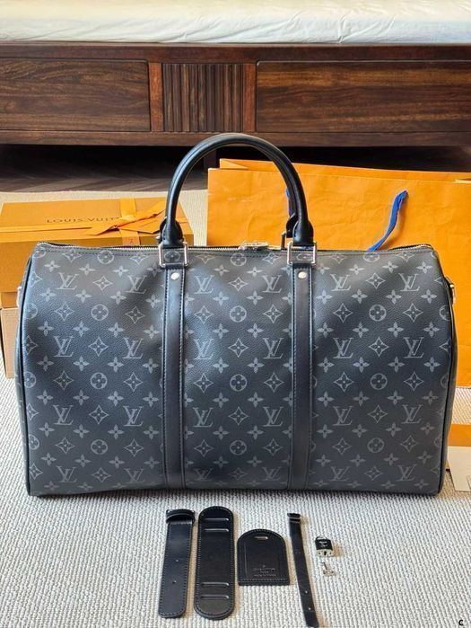 Louis Vuitton  Keepall 50,45 мужская сумка спортивная дорожная унисекс