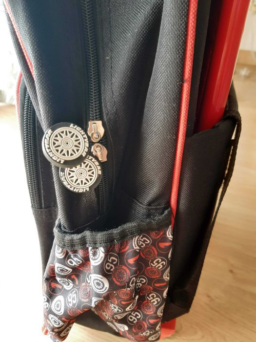 Mochila Trolley Formula Racers, com ilustrações Disney Cars