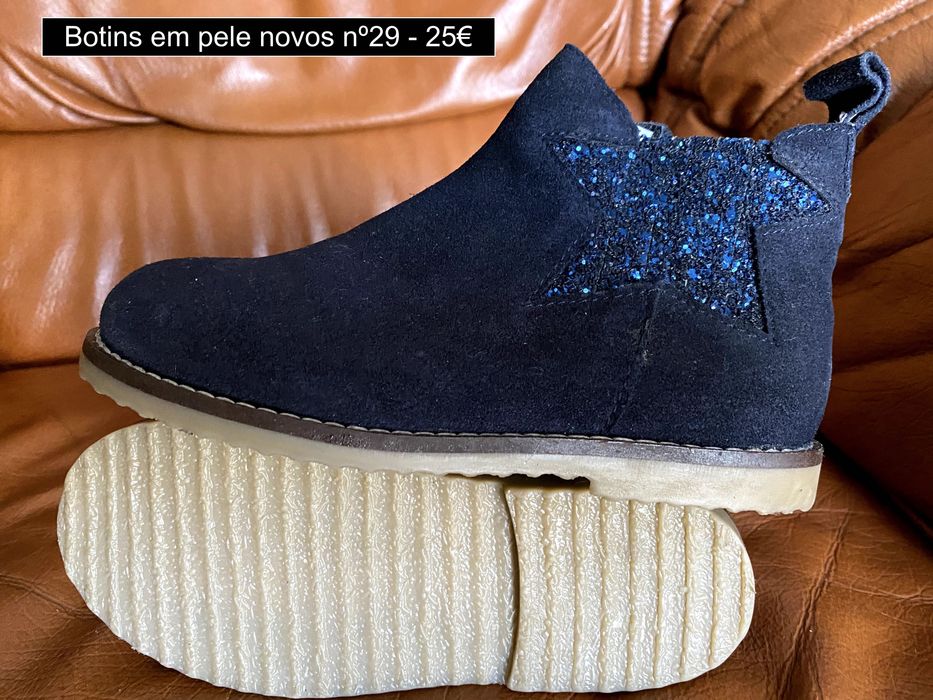 Botas Novas, únicos tamanhos (nº28 ao nº34)