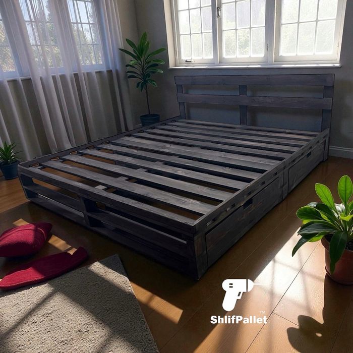 Ліжко/кровать в стилі піддонів loft