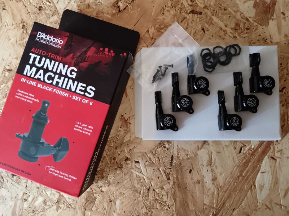 Daddario PWAT-6R2 Machine Heads BK