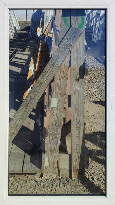 OKNA KacprzaK Witryna 78X145 FIX Używany PCV Plastikowy Lider Okna OLX