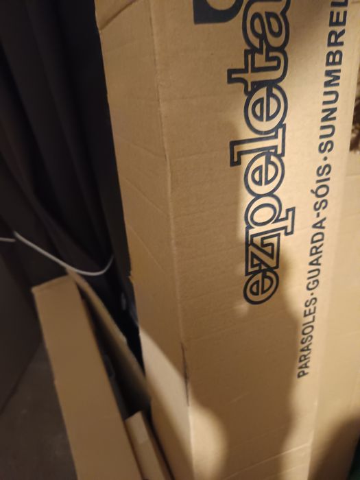 Chapéu de esplanada varas de 2,40M com base metálica