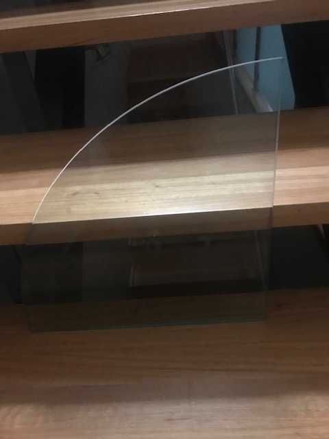 Prateleira de Wc em Vidro Temperado de Canto da KESS