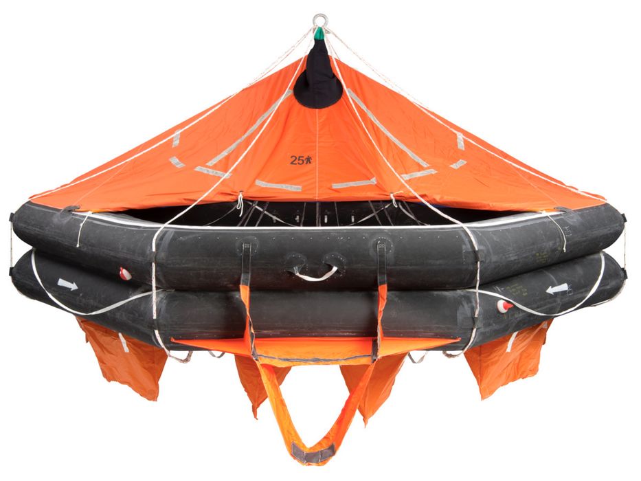 Tratwa ratunkowa/ ponton/ łódź ratunkowa