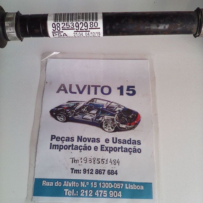 Transmissão esquerda Peugeot 208  1.2  turbo ref: 9825392980