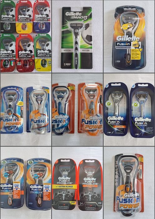 Gillette Fusion - Proglide - Power
