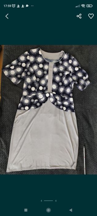 Elegancka sukienka rozmiar 4XL