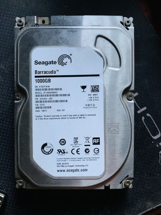 Продам жесткий диск 1tb