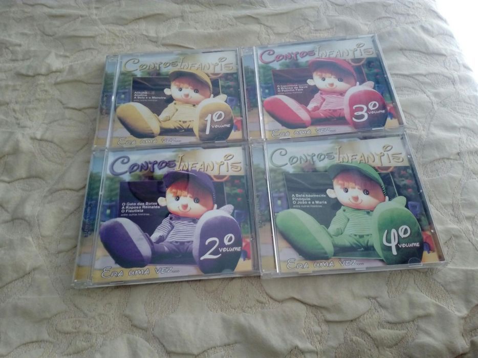 Colecção Era uma vez 4 cds várias histórias