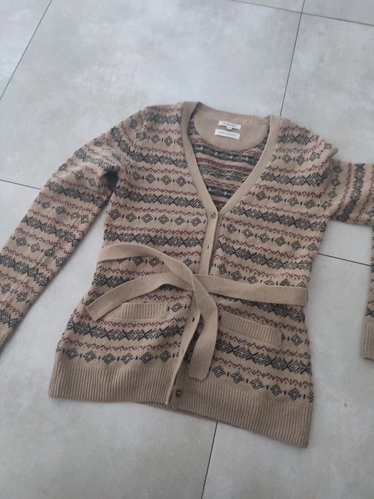 Mega niska cena Kardigan massimo dutti 47% wełna 8% kaszmir 30% viskoza reszta poliamid