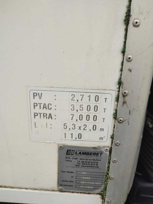 Mitsubishi Fuso Canter 3C13 Frigorífico Lamberet + Carrier 2006 - 54.000 km