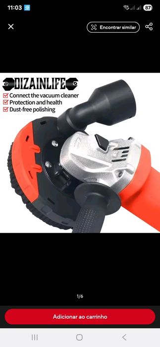 Capa de aspiração para rebarbadora