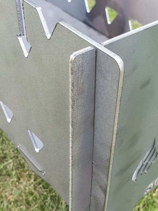 Grill mangal składany stal 3mm na 7 lub 9 szpikulców - Palenisko