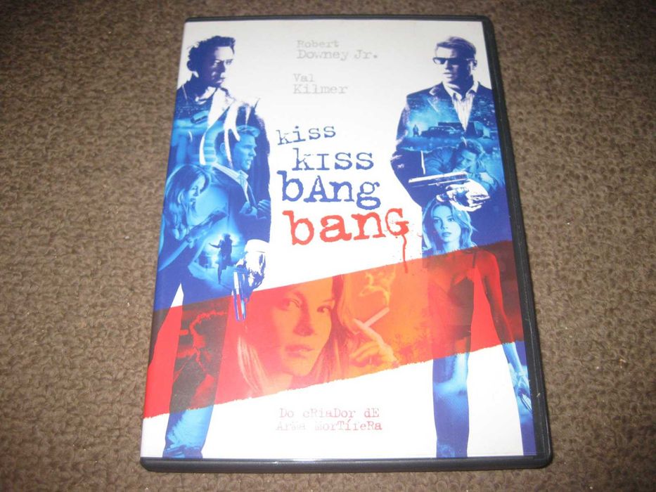 DVD "Kiss Kiss, Bang Bang" com Robert Downey Jr.
