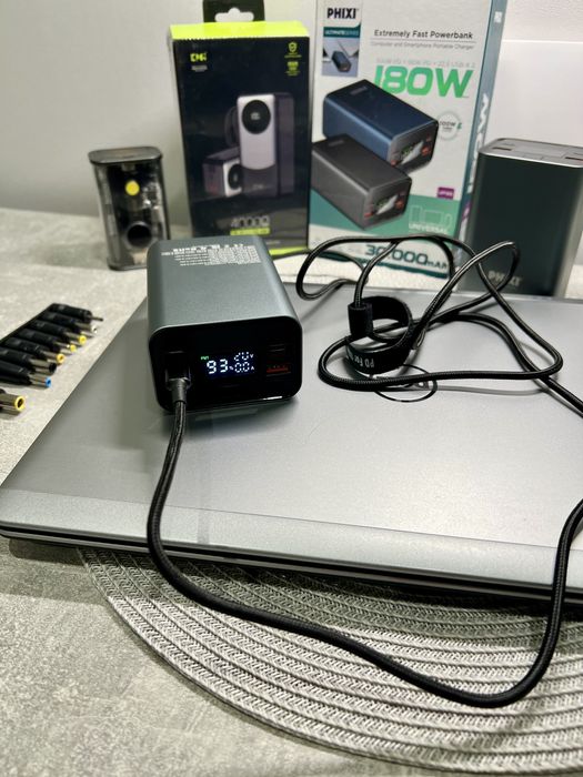 Повербанк для ноутбука мощный 180w Power bank
