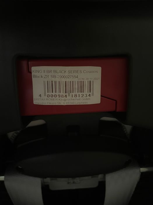 Автокрісло Britax Römer KING II BLACK SERIES (Cosmos Black)