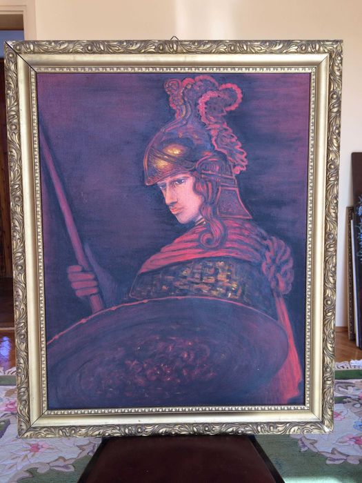 Obraz olejny na płótnie - Rycerz